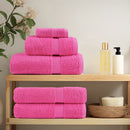 gæstehåndklæder SOLUND 4 stk. Premium 30x50 cm 600 g/m2 pink