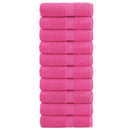 gæstehåndklæder SOLUND 10 stk. Premium 30x50 cm 600 g/m2 pink