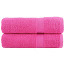 håndklæder SOLUND 2 stk. Premium 70x140 cm 600 g/m2 pink