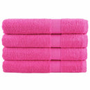 saunahåndklæder SOLUND 4 stk. Premium 80x200 cm 600 g/m2 pink