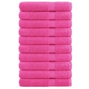 håndklæder SOLUND 10 stk. Premium 100x200 cm 600 g/m2 pink