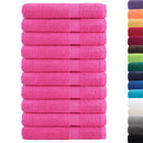 håndklæder SOLUND 10 stk. Premium 100x200 cm 600 g/m2 pink