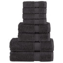 håndklæder 8 stk. Premium SOLUND 600 g/m2 antracit