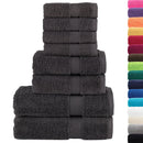 håndklæder 8 stk. Premium SOLUND 600 g/m2 antracit