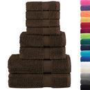 håndklæder 8 stk. Premium SOLUND 600 g/m2 brun
