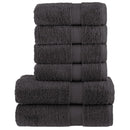 håndklæder 6 stk. Premium SOLUND 600 g/m2 antracit