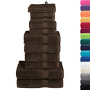 håndklæder 12 stk. Premium SOLUND 600 g/m2 brun