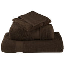 håndklæder 12 stk. Premium SOLUND 600 g/m2 brun