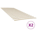 sengelameller med 34 lameller 2 stk. 100x200 cm