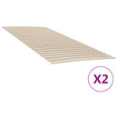 sengelameller med 48 lameller 2 stk. 90x200 cm