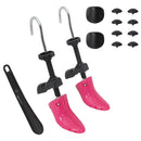 skotræer med skohorn str. 34-40 plast pink