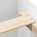 sengeramme 90x200 cm konstrueret træ hvid