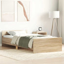sengeramme 90x200 cm uden madras konstrueret træ sonoma-eg