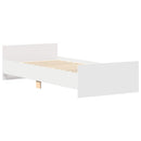 sengeramme 100x200 cm konstrueret træ hvid