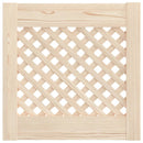 skabslåger 2 stk. 39,5x39,5 cm gitterdesign massivt fyrretræ
