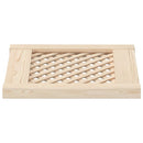 skabslåger 2 stk. 39,5x39,5 cm gitterdesign massivt fyrretræ