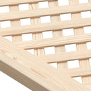 skabslåger 2 stk. 39,5x39,5 cm gitterdesign massivt fyrretræ