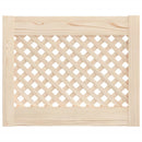 skabslåger 2 stk. 49,5x39,5 cm gitterdesign massivt fyrretræ