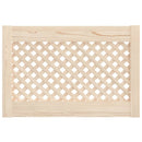 skabslåger 2 stk. 59,5x39,5 cm gitterdesign massivt fyrretræ