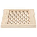 skabslåger 2 stk. 59,5x39,5 cm gitterdesign massivt fyrretræ