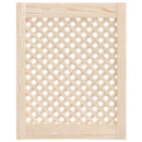 skabslåger 2 stk. 49,5x61,5 cm gitterdesign massivt fyrretræ