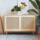 skabslåger 2 stk. 59,5x61,5 cm gitterdesign massivt fyrretræ