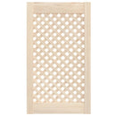 skabslåger 2 stk. 39,5x69 cm gitterdesign massivt fyrretræ