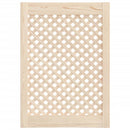 skabslåger 2 stk. 49,5x69 cm gitterdesign massivt fyrretræ