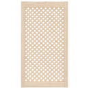 skabslåger 2 stk. 49,5x99 cm gitterdesign massivt fyrretræ