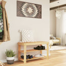 skostativ med 3 hylder 70x27,5x45 cm bambus