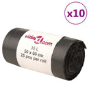 affaldsposer 250 stk. 35 l sort