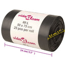 affaldsposer 250 stk. 60 l sort