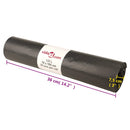 affaldsposer 250 stk. 120 l sort