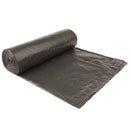 affaldsposer med lukkesnor 250 stk. 35 l sort