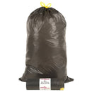 affaldsposer med lukkesnor 250 stk. 60 l sort