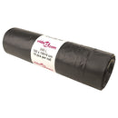 affaldsposer med lukkesnor 150 stk. 240 l sort