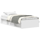 sengeramme 90x200 cm hvid