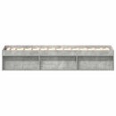 sengeramme 100x200 cm betongrå