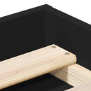sengeramme 90x190 cm sort