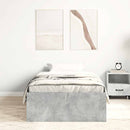 sengeramme 90x190 cm betongrå
