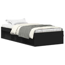sengeramme 75x190 cm sort
