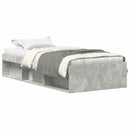 sengeramme 75x190 cm betongrå