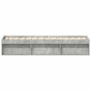 sengeramme 75x190 cm betongrå