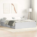 sengeramme 120x200 cm hvid