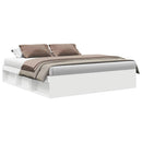 sengeramme 180x200 cm hvid