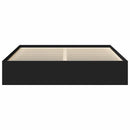 sengeramme 200x200 cm sort