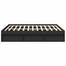 sengeramme 200x200 cm sort