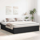 sengeramme 200x200 cm sort