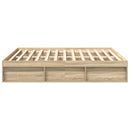 sengeramme 200x200 cm sonoma-eg