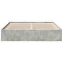 sengeramme 200x200 cm betongrå